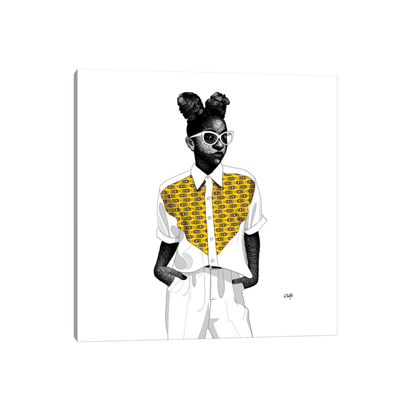 Adiya by Ohab TBJ - Print on Canvas, Wrapped Canvas, 66.04cm H x 66.04cm W x 3.81cm D