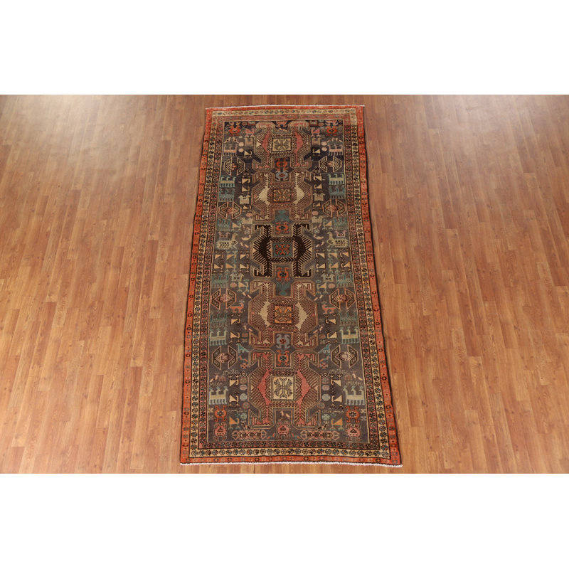 Tapis de couloir géométrique 4 x 10