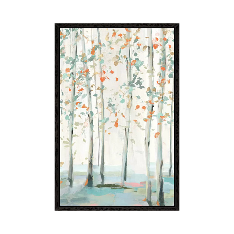 Emerald Forest II by Isabelle Z - Print on Canvas, Black Framed, 152.5 cm H x 101.5 cm W
