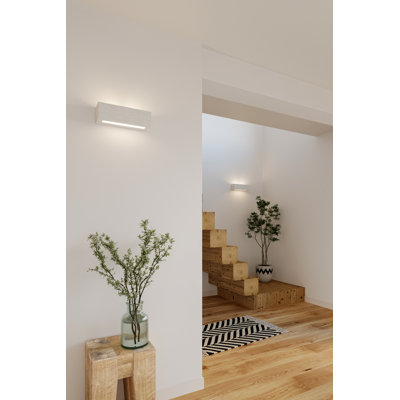 Vega Plastic Flush Mounted Sconce
