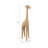 Denisha Boho Glam Giraffe Sculpture Handwoven Wood and Jute Animal Figurine with Natural Texture and Organic Design for Eclectic and Artistic Decorative Appeal-107126194