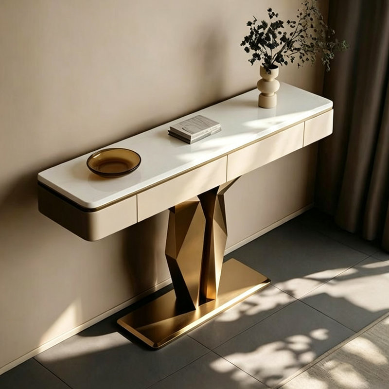 Console Italian Light, H 35,4 po x l 47,2 po x P 13,8 po