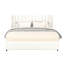 Aucun sommier nécessaire avec système 4 en métal et tissu 4 tiroirs Classic Boucle