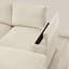 Canapé modulaire à assise profonde avec repose-pieds-1592966943