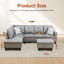 Canapé modulaire en similicuir 3 pièces-37763444-37763446