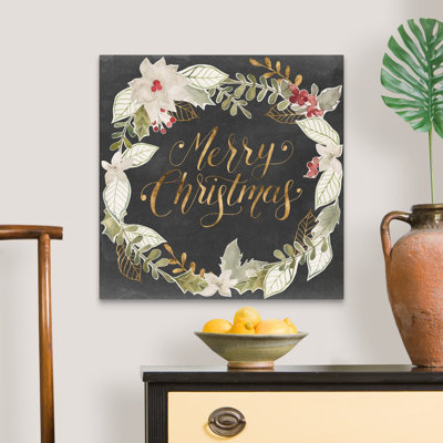 « Christmas » I par Grace Popp-impression d’art textuel sur toile