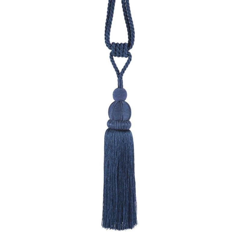 Losoto Fabric 10cm Curtain Tieback, Navy Blue