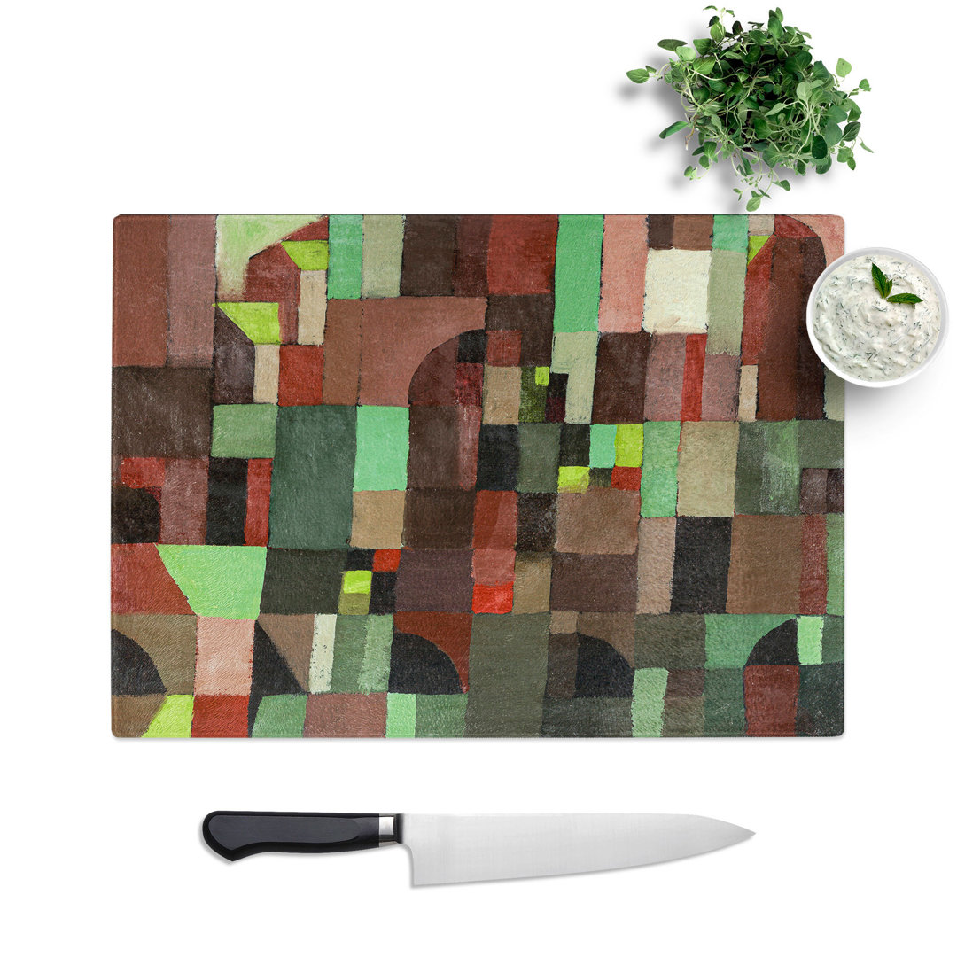 Architecture by Paul Klee Chopping Board