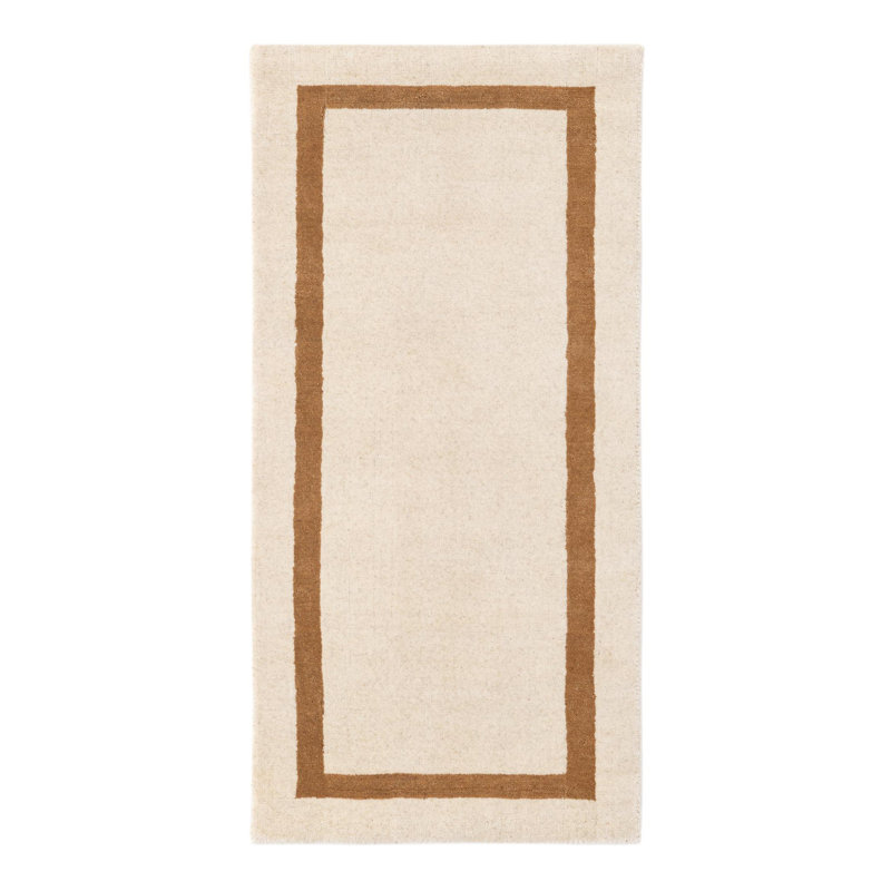Tapis en laine naturel Jill Zarin Somerset, Tapis de couloir 2 po x 4 pi 1 po
