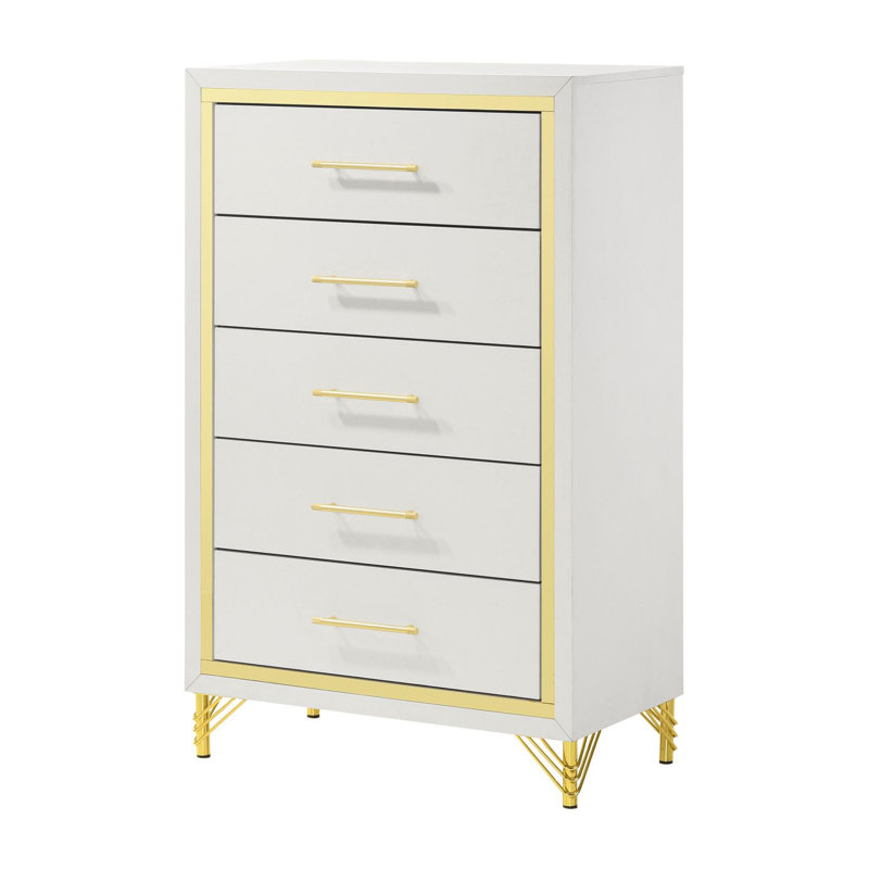 Commode 5 tiroirs Leliea