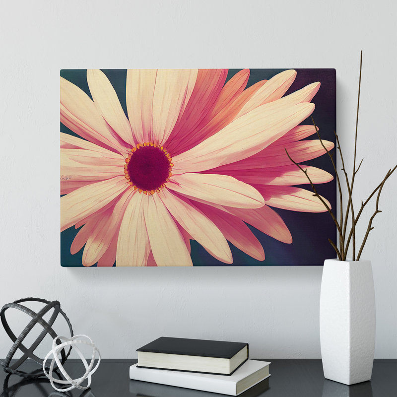 Stupendous Daisy Flower - Wrapped Canvas