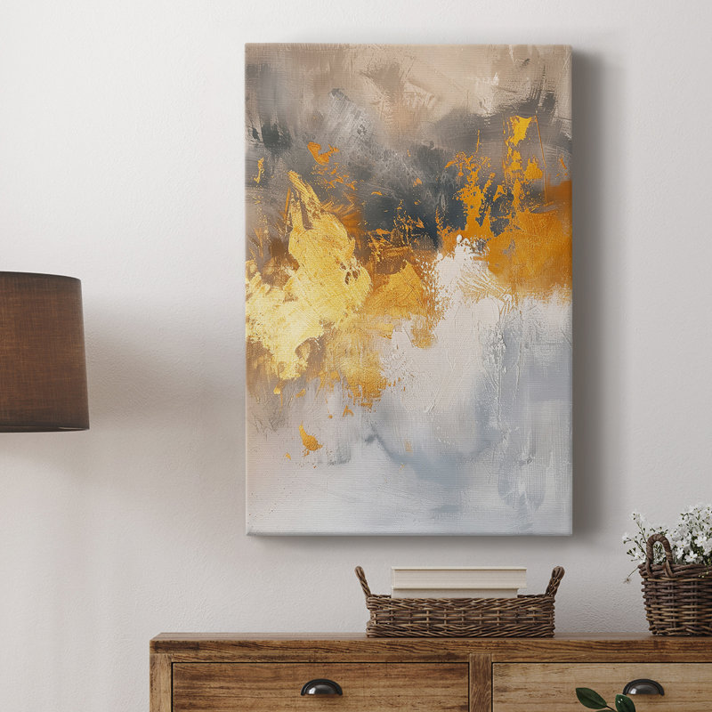 ABSTRACT Series CDXLVII -Custom Wrapped Gallery Cavas, 18" H x 12" W