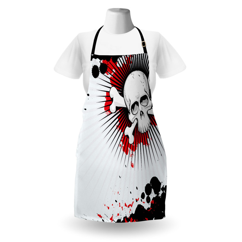 No Pattern Bib Apron