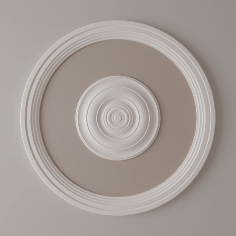40 1/2"OD x 33 1/4"ID x 3 5/8"W x 1 1/8"P Devon Ceiling Ring Kit, 4-pack (Makes a Complete Circle)