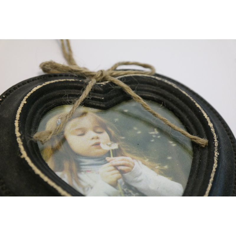 Cockerham Glass Novelty Single Picture Frame, Black