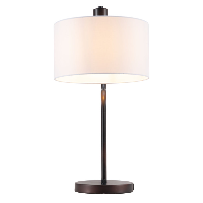 Lampe de table USB en métal 