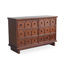 Armoire d'appoint en bois manufacturé brun foncé