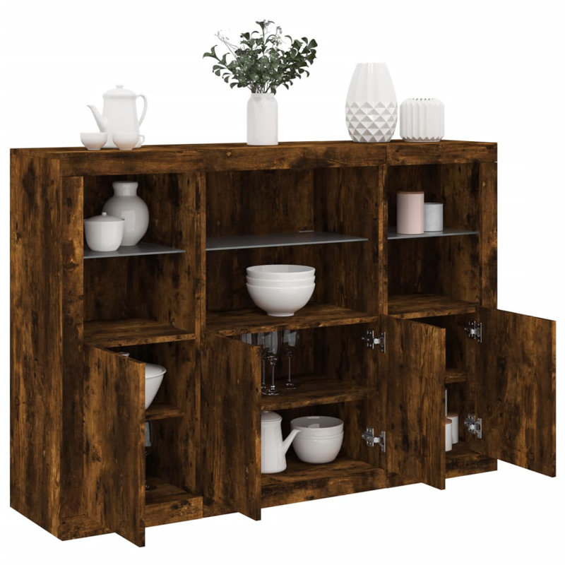 Aznar 142.5cm Sideboard, Smoked Oak