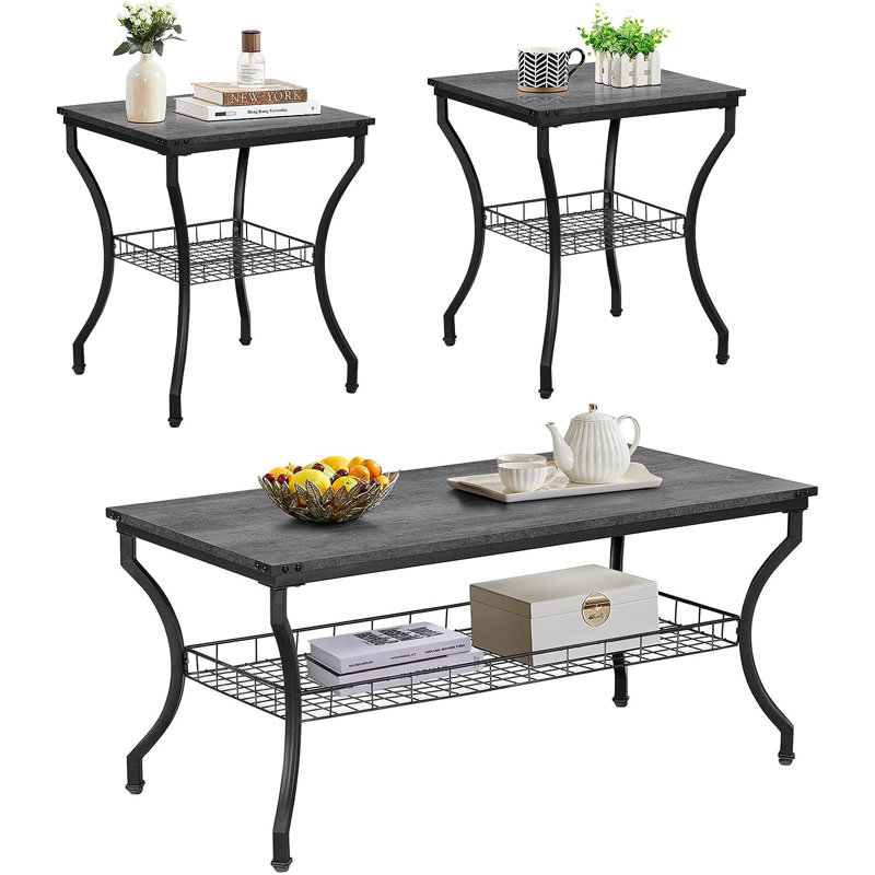 Table de bout Arfaan, Gris foncé