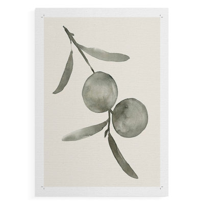 Twilight Oranges III - Impression sur toile seulement - SANS CADRE