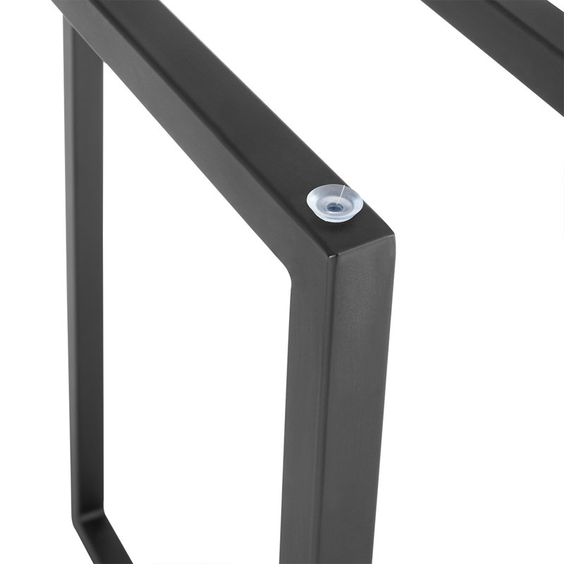 Base de table H 29,1 po Wadley, Noir, noir, noir, noir