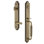 Complete Inactive Arc Dummy Handleset with Georgetown Lever and Rosette