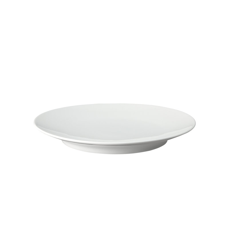 Petite assiette en porcelaine blanche classique