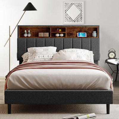 Kewell Storage Sleigh Bed