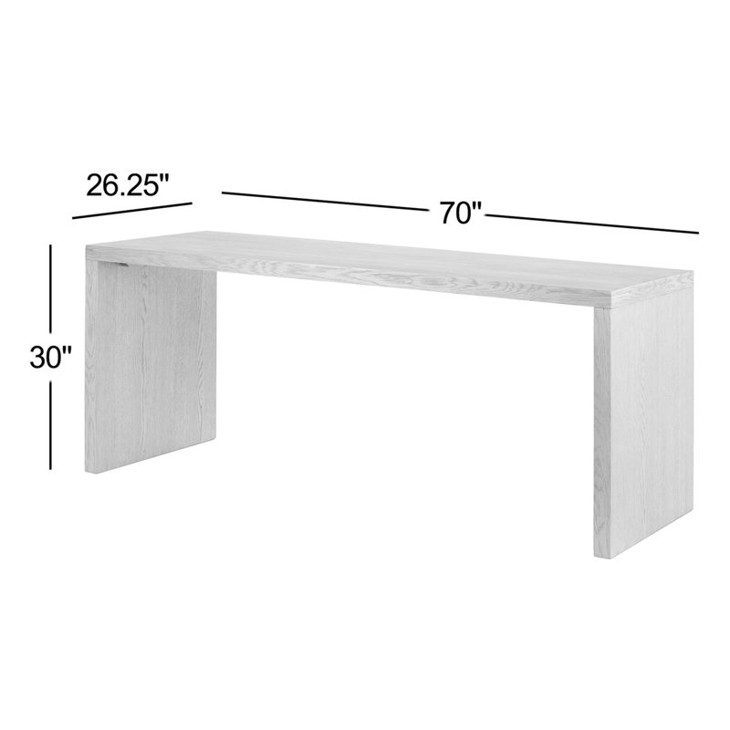 Posada Desk - Amber Oak Veneer
