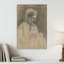 Femme brodant, estampe murale abstraite et paisible de style impressionniste, 1855-1860-1938482679