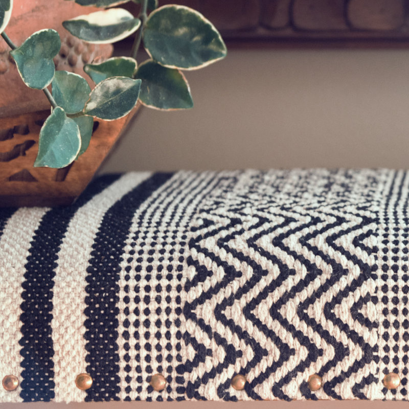 Byron Cotton Upholstered Storage Bench
