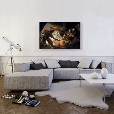 " The Blinding Of Samson 1636 " by Rembrandt Van Rijn Painting Print