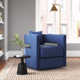 Jolia Upholstered Swivel Barrel Chair