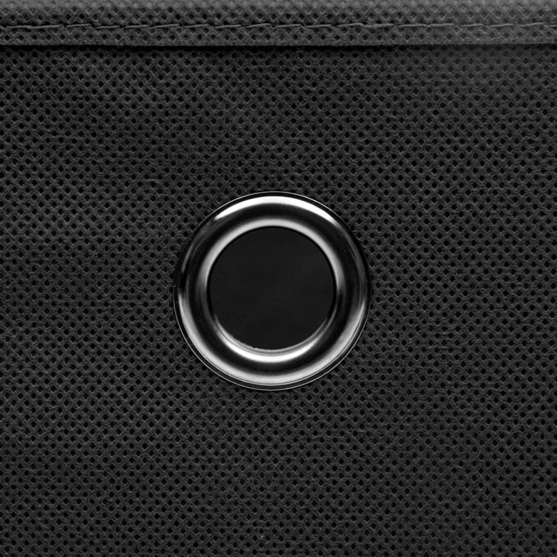 Bac de rangement en tissu Latitude Run®, H 11 po x l 11 po x P 11 po, Noir
