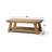 Solid Wood Top Single Coffee Table