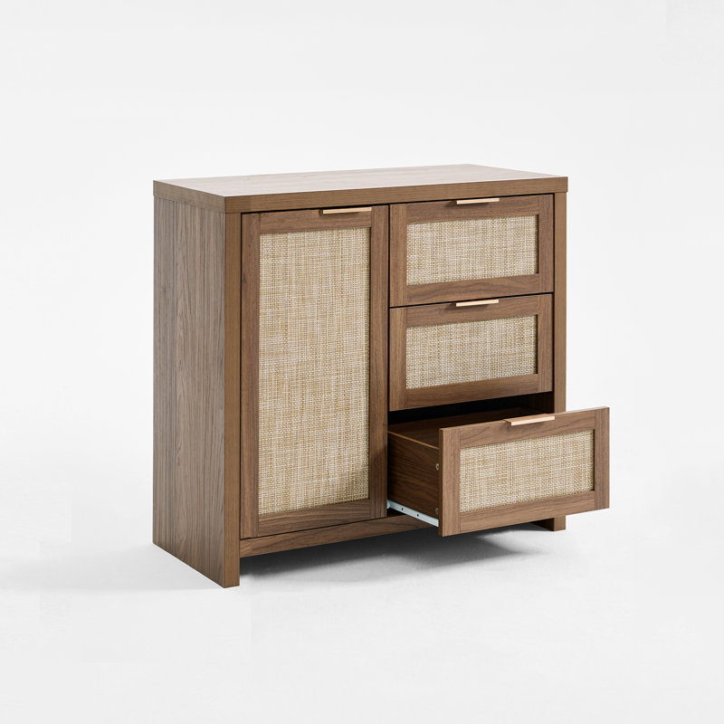 Dearbhaile 34'' Sideboard with 3 Drawers, Special Walnut