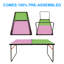 Table de ping-pong pliable de 137 cm (4,5 pieds), avec filet et 2 raquettes. Facile à ranger - 137 x 76 x 67 cm (54 x 30 x 26,4 pouces) - MDF - 1 pièce - Violet - Pliable et portable-136228688