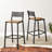 Counter Stool with Metal Frame-831628865-829296678