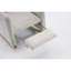 Chaise berçante en tissu avec repose-pieds Teddy-704234835