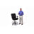 Delilah Big & Tall 400 lb. Rated Ergonomic Drafting Chair with Rectangular Back-28768613