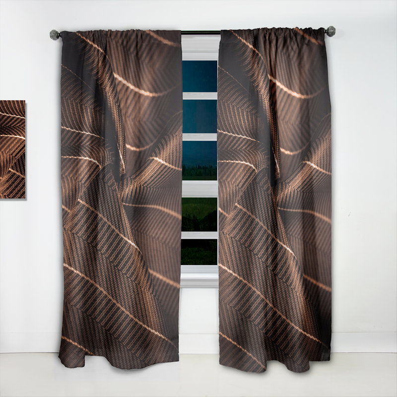 Tissu de soie vert noble avec une fine rayure blanche - Rideau en velours à motifs - 1 panneau, L 52 po x L 90 po