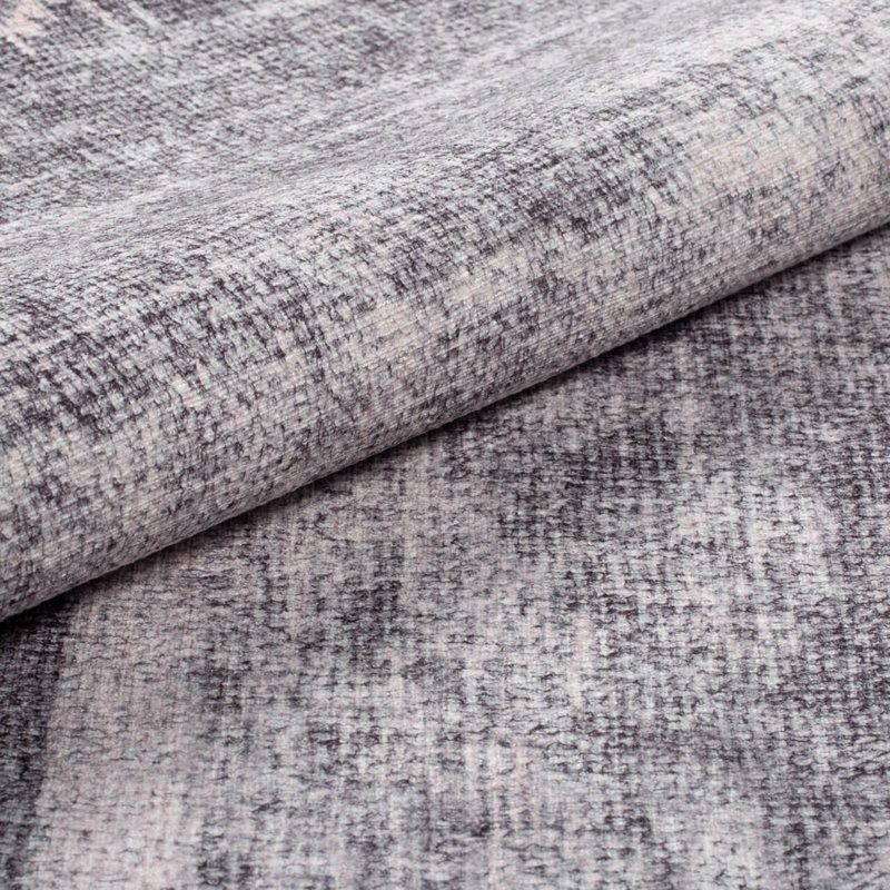 Premium Machine Washable Carpet, 4.6 x 6.2 Feet, 100% Polyester, 1850 g/m² | Pile Height: 0.2 Inches | Eco-Friendly Recycled Poly Cotton Underside | Perfect for Living Room, Bedroom, and High-Traffic Areas