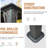 Hardtop Gazebo, Aluminum Metal Gazebo With Galvanized Steel Double Roof Canopy, Curtain And Netting, Permanent Gazebo Pavilion For Patio, Backyard, Deck-111084700