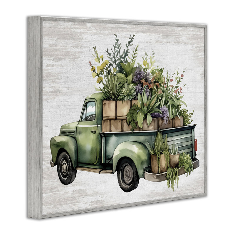 Art de giclée encadrée par Greenery, H 24 po x l 30 po, Estampe numérique Farmhouse