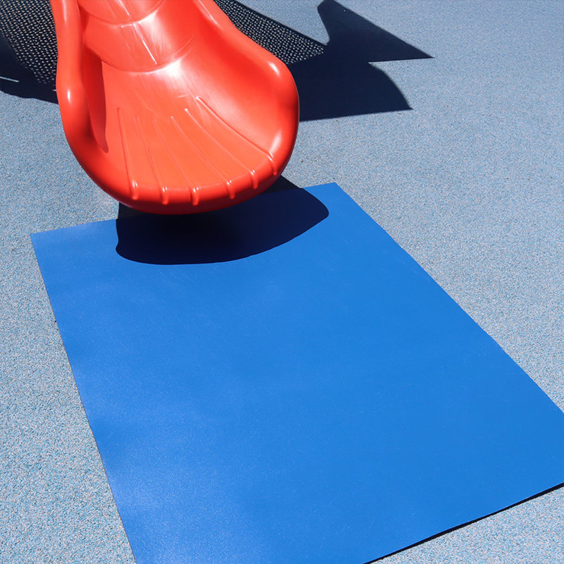 Tapis de jeu en caoutchouc pour tapis de jeu en caoutchouc TFS-128 de 5 mm x 4 pi x 5 pi Caoutchouc-Cal, Vert gazon