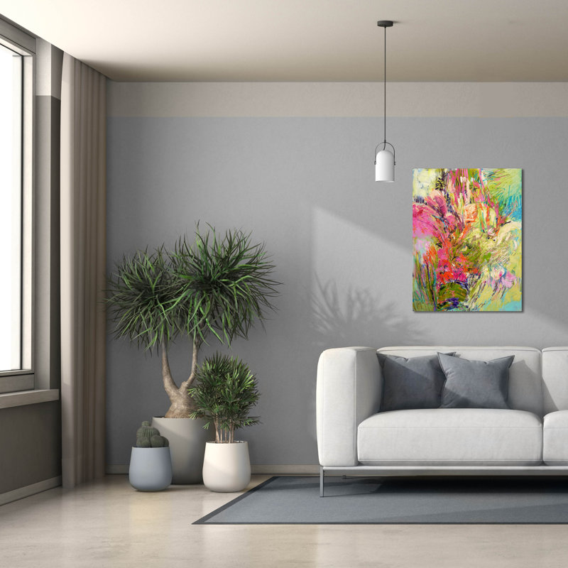 «Descendant Graces» par Dorothy Fagan, art mural sur toile, H 34 po x l 26 po
