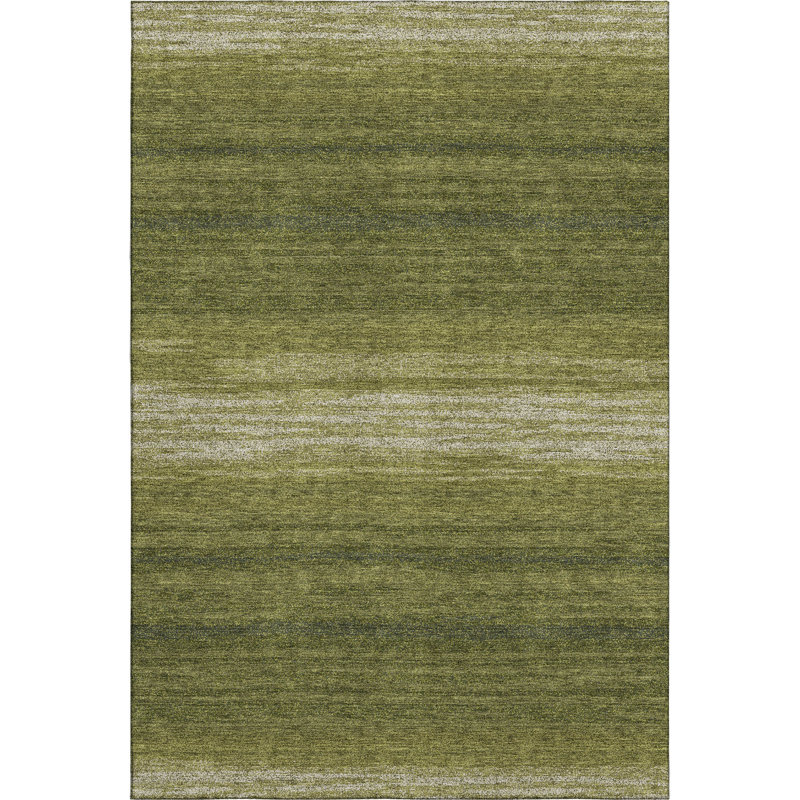 Tapis rayé de qualité supérieure lavable à la machine AMF1033, Rectangle 10 pi x 14 pi
