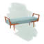Banc d'appoint Boomerang