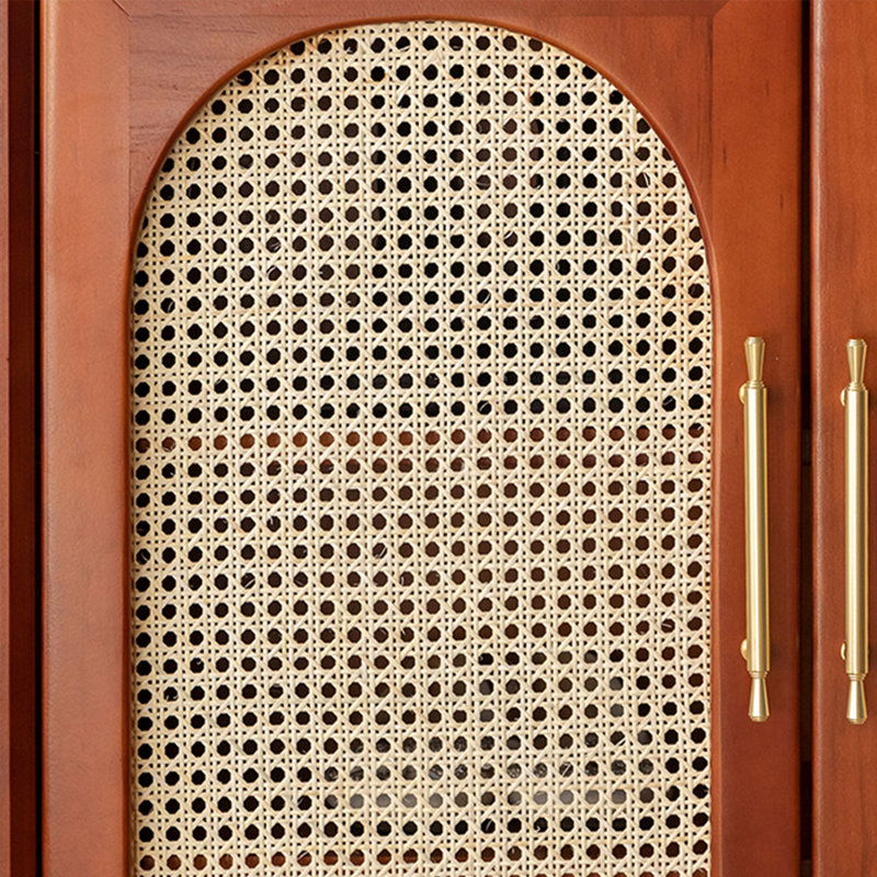 Retro Nut-Brown Solid wood Shoe Storage