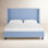 Tilly Linen Upholstered Wingback Bed